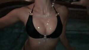 Decided to play with slo-mo in the hot tub