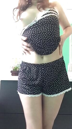 Panties and bra are so 2019. Who needs that at home?