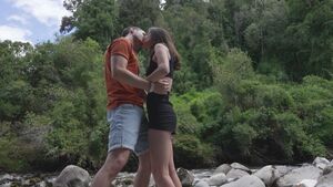 Real Outdoor Enjoyers Argentinian Blowjob Brunette