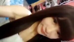 Cute Korean Girl Eye Contact Blowjob