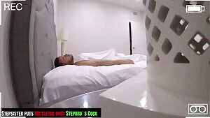 Stepsister Puts Mistletoe Over Stepbro's Cock - Naomi Blue