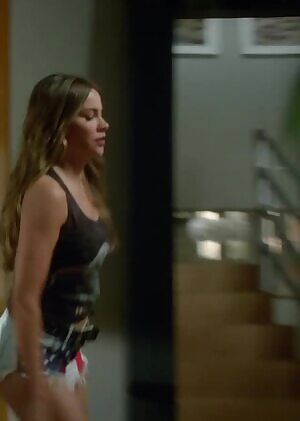 I would follow Sofia Vergara up those stairs, pull those shorts off, and fuck her sexy ass until my dick stopped working