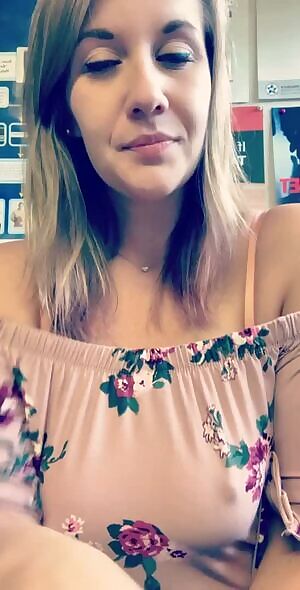 Blonde Milf sexy tits #2