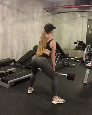 Practicing those squats