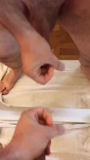 Didn't cum for a week. Then made a big mess on my mirror.