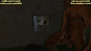 Wonder Woman pleasing 2 Mans