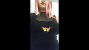 Fun with my oily tits!