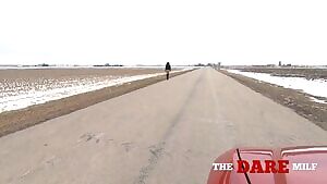 It was cold out 🥶 and I needed to get a ride somehow 🤷‍♀️