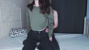 Amateur Couple Foreplay Kissing Petite