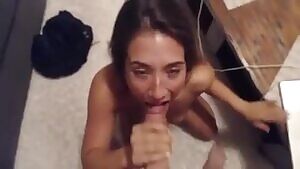 Eva Lovia finishing the job at home