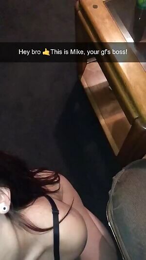 He sent the snap to all your friends too