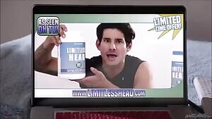 Gina Valentina's first blowbang - A ridiculous story even by porn standards.