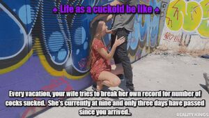 Cheating Mouth (Captions) Caption Cuckold Deepthroat