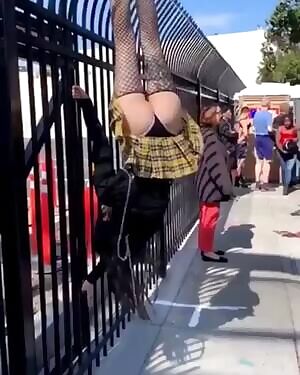 Showing off some core strength