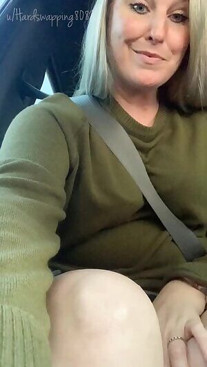 A little fun in the truck while waiting on hubs to get out of Walgreens 😈