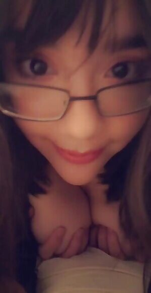 He likes holding my breasts while he ucks me