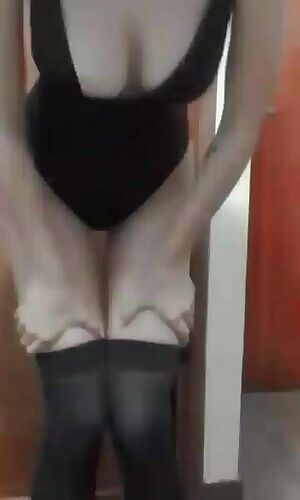 trying on my swimsuit