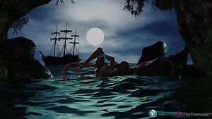 Hiding from the storm with friends