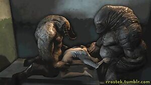 Bending over to please.