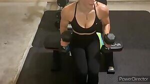 Rhea's hot workout with some booty jiggle