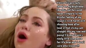 Nothing turns your cousin on more than the feeling of you cumming deep inside her tight wet pussy!