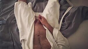 Fresh out of the shower... Love the thought of slowly getting hard in your mouth.