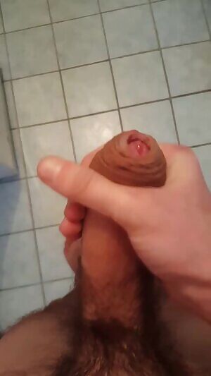 22 Playing with myself and leaking some precum. How does it look? PMs and Comments are appreciated
