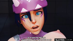 Head 3D Demon Face Fuck Monster
