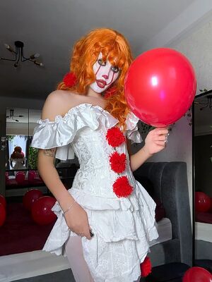 Clown Porn Cosplay Costume Wedgie