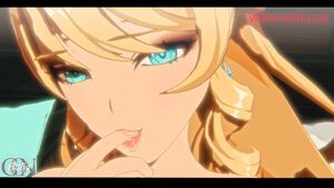 Genshin Impact Hentai 3D Animation Lick