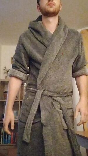 Wearing anything under a dressing gown is criminal