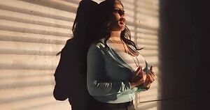 Releasing her big fakes