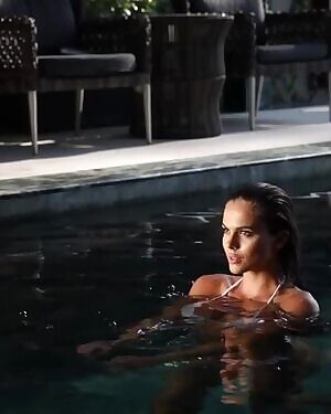 BTS in a white bikini - 1