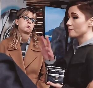 chyler leigh: “She lost a bet and now has to hold a mouthful of cum for an hour without swallowing...”.