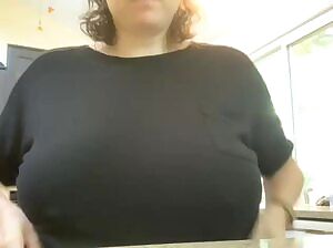 Full breasts hard and fast.