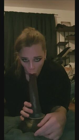 Trans POV BBC Blowjob Deepthroat Dildo