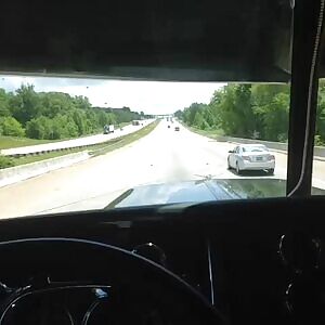 Little guy in the car