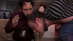 Dirty Cop Fucks & Abuses Evidence Clerk