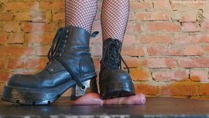 Ball Stomping Ballbusting Boots CBT Crush