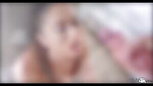 Held against the wall, facialized and cleaned dick