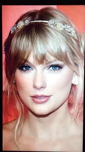 Taylor Swift takes my BIG LOAD OF HOT CUM all over her cute and sexy face!!!!