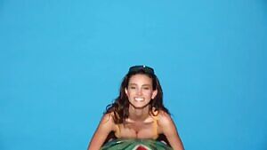 Playful during the photoshoot