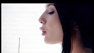 Sensual big titted brunette Czech gets c*m covered