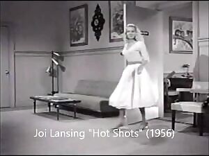 Joi Lansing has her dress blown up