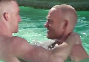 Pool Play — kissin’ & huggin’ & underwater BJ