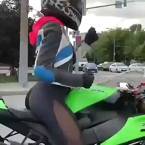 Would love to stuck in traffic with her