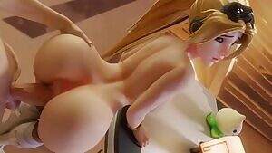 Nova Widowmaker bent over and fucked