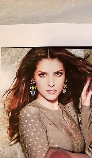 Had such an intense orgasm, absolutely soaking Anna Kendrick in my load. Can't describe how good this felt...