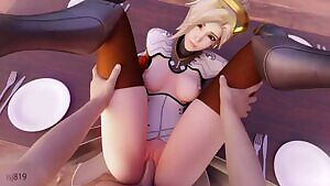 Preparing dinner with Mercy