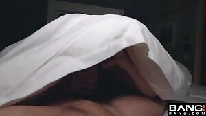 Sexy surprise under the covers